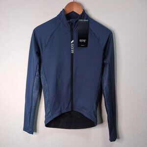 Gore Wear C5 Thermo Jersey XS Orbit Blue Deep Water Blue Full Zip Cycling Jacket